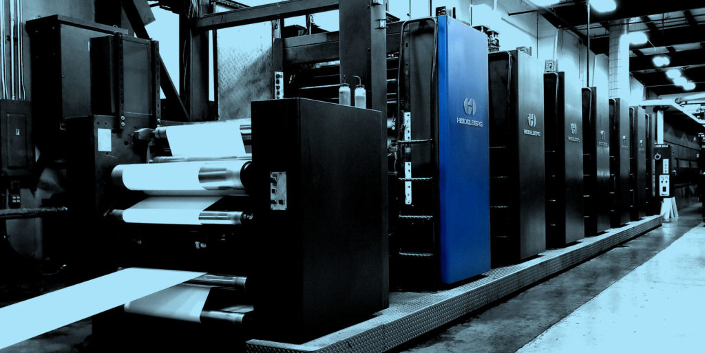 book printing press